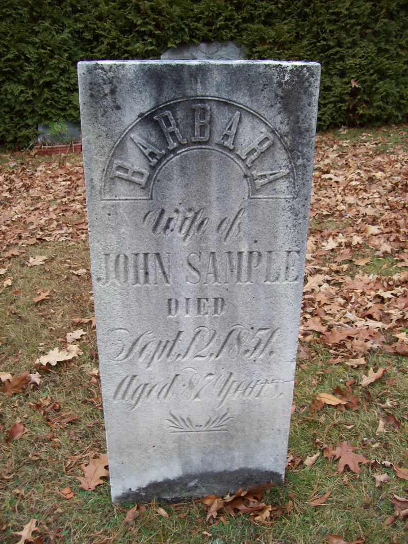Barbara (Mowerer) Sample (1764-1851)