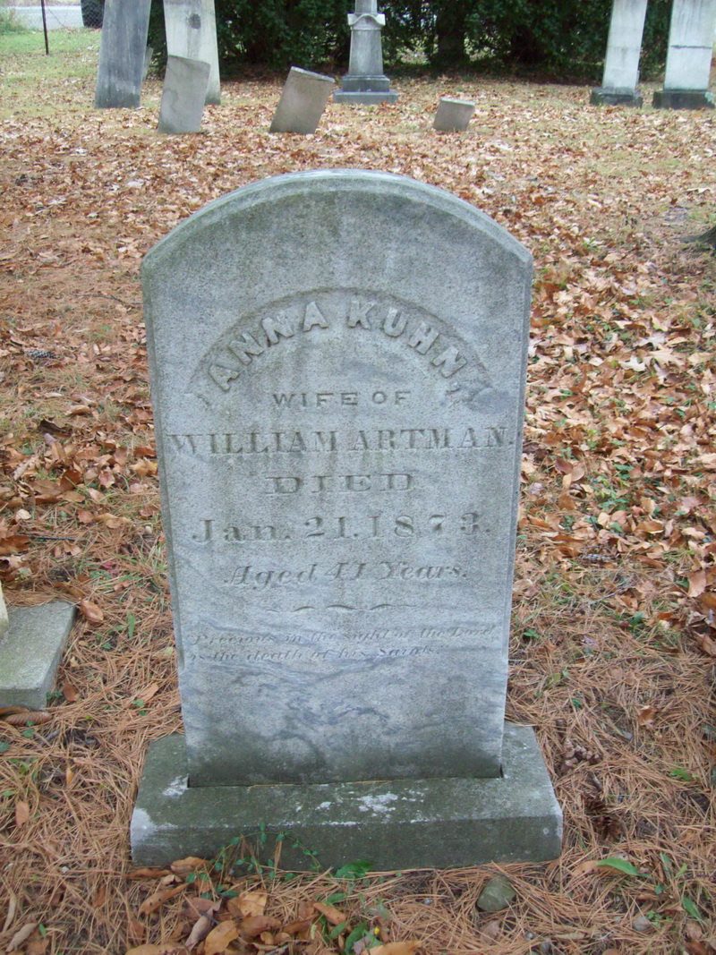 Anna (Kuhn) Artman (1831-1873)