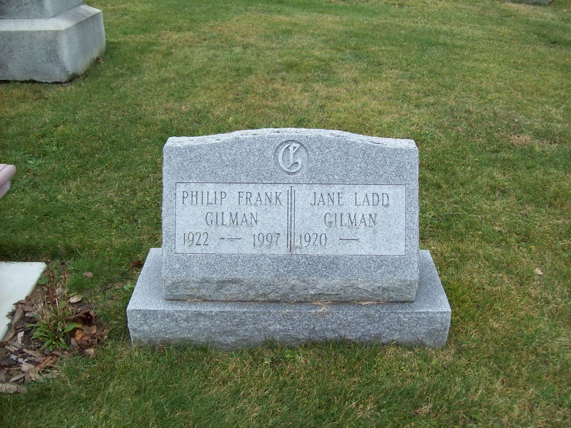Philip and Jane (Ladd) Gilman, Sparta,NY