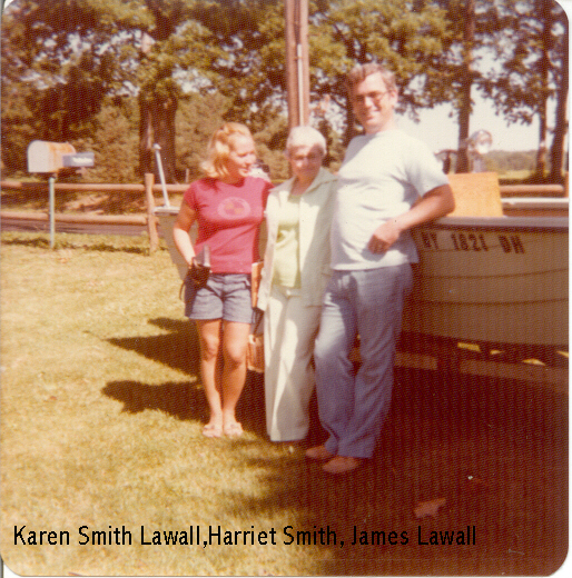 Karen, Harriet and James Lawall